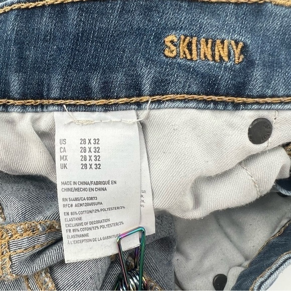 American Eagle Outfitters Skinny Extreme Flex Jeans Size 28 X 32 Men's - Picture 4 of 5